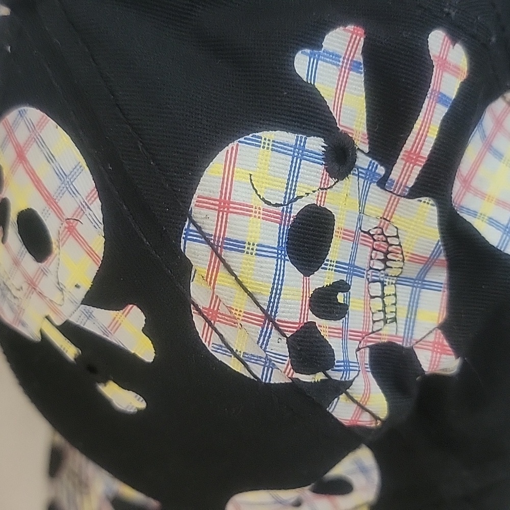 NEW - FINL 365 FINISH LINE ATHLETIC- SKULL & CROSSBONES HIP HOP GANGSTER CAP HAT - Picture 5 of 5